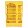 Vestil Yellow Cylinder Cabinet Horizontal 12 Cylinder Capacity CYL-H-12